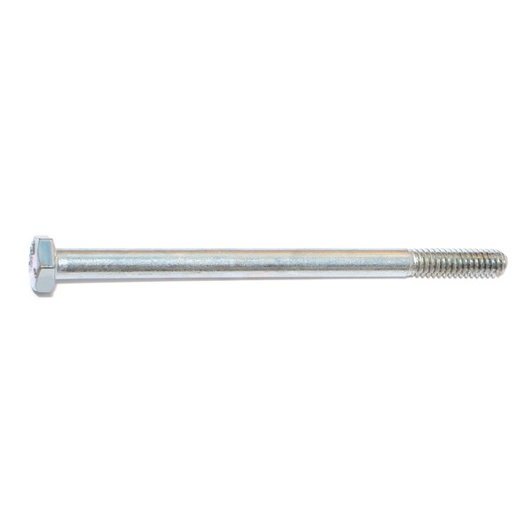 Midwest Fastener Grade 5, 1/4"-20 Hex Head Cap Screw, Zinc Plated Steel, 4 in L, 13 PK 60408 - main